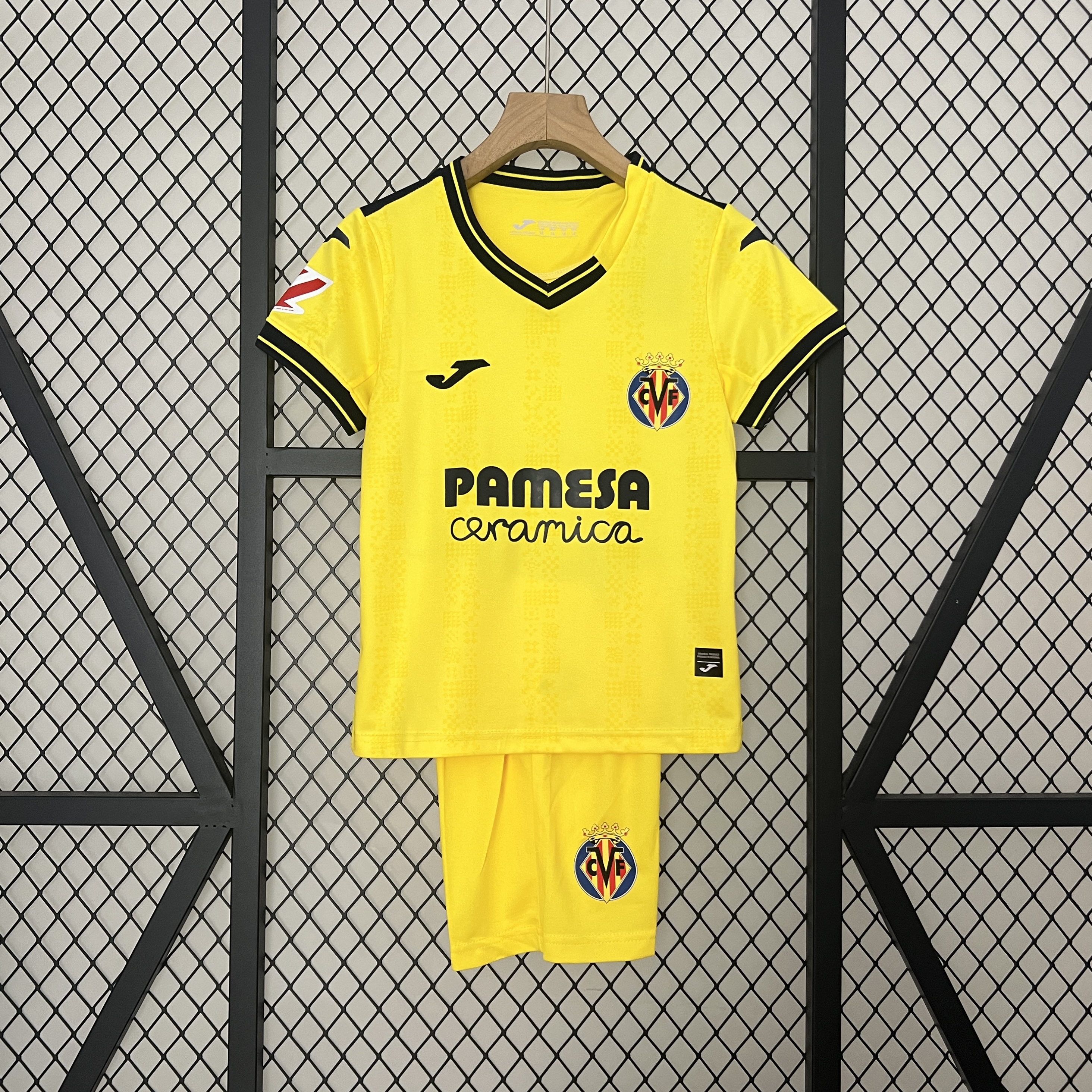 Villarreal 24-25 Home Stadium Kids Kit - ManixJersey