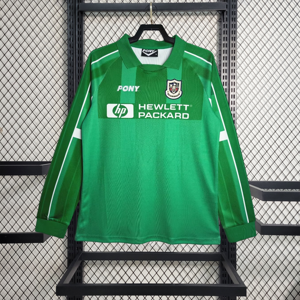 Retro Tottenham Hotspur 1997-99 Green Goalkeeper Long Sleeve Jersey - ManixJersey