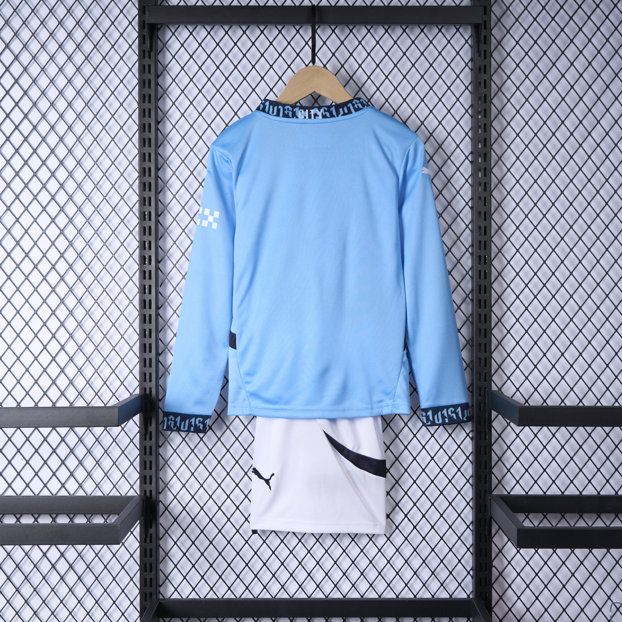 Manchester City 24-25 Home Long Sleeve Kids Kit - ManixJersey