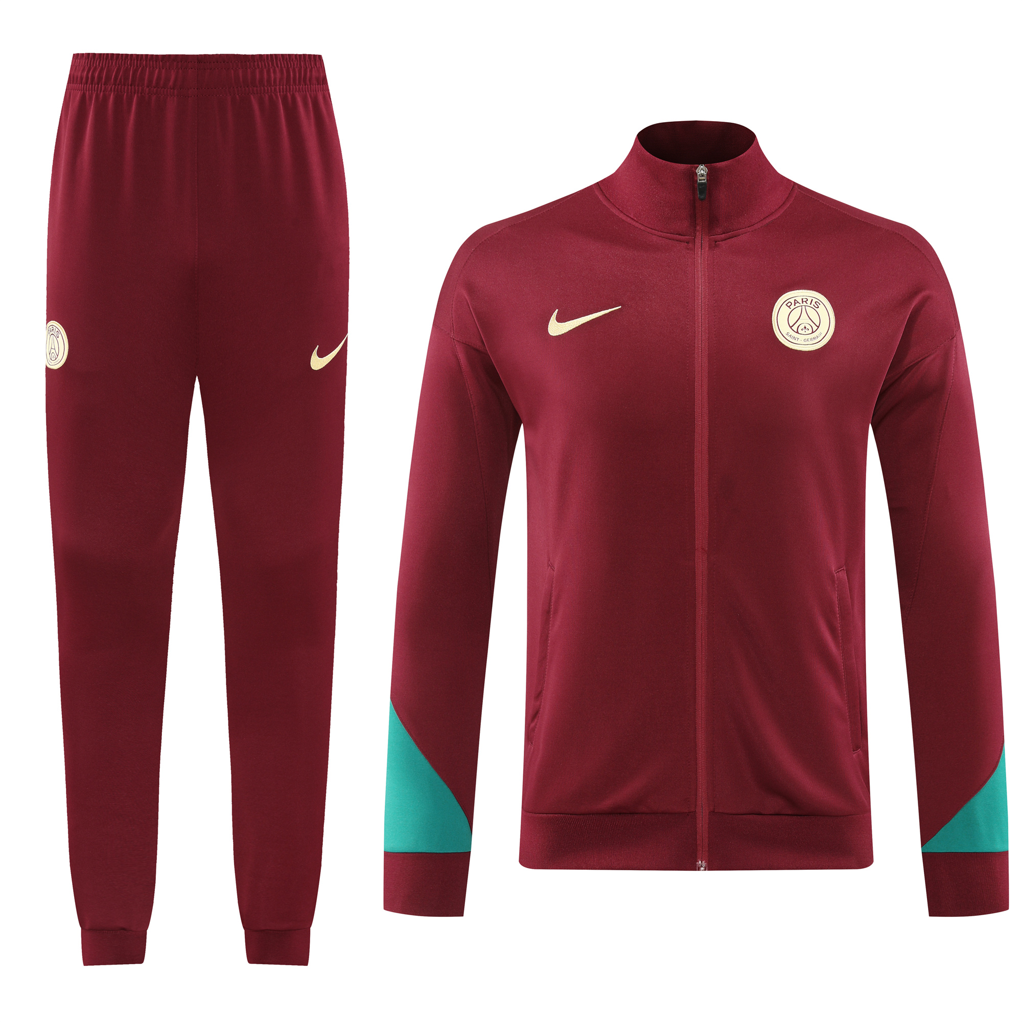 Paris Saint-Germain PSG 24-25 Jacket Training Tracksuit - Maroon - ManixJersey