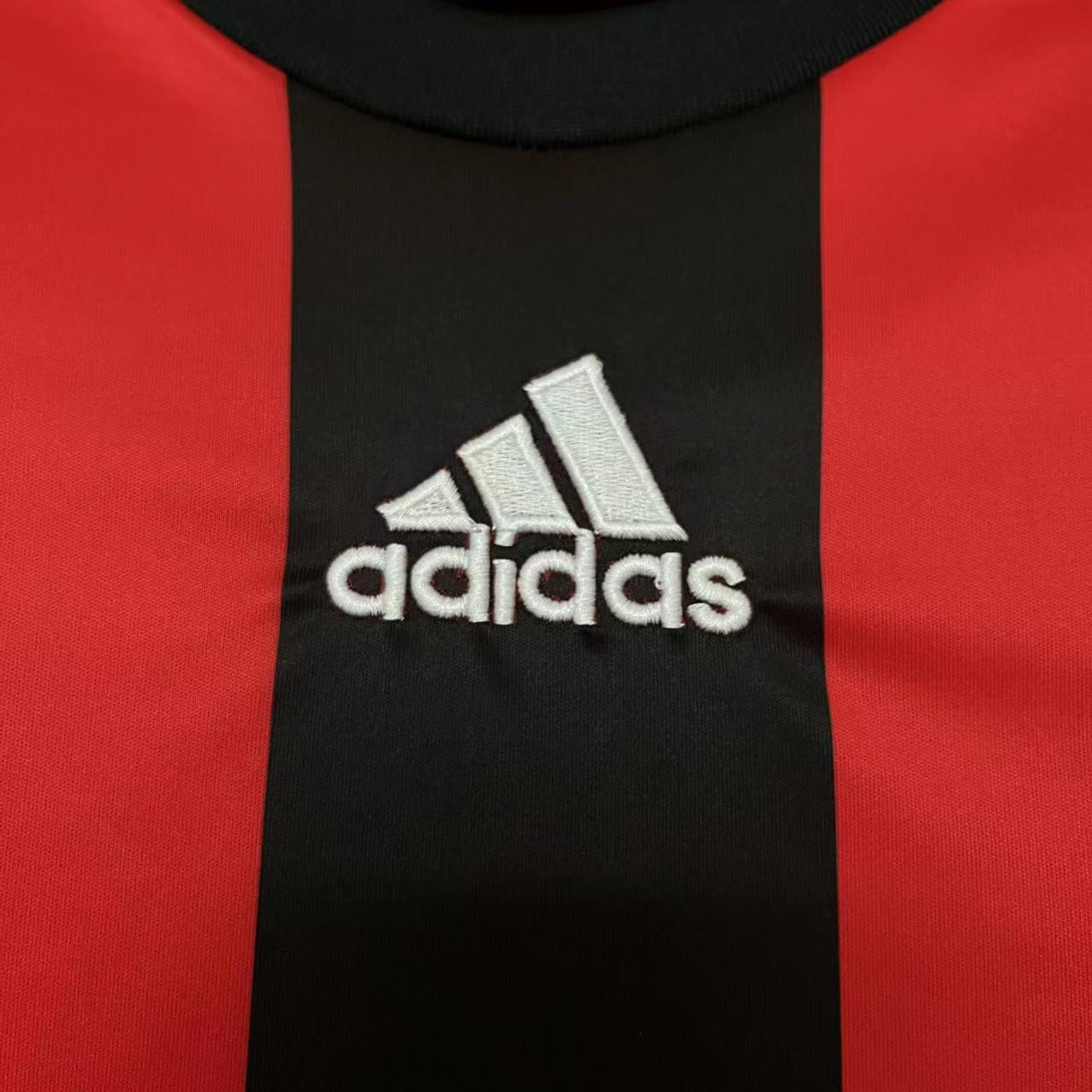Retro AC Milan 2008-09 Home Long Sleeve Jersey - ManixJersey