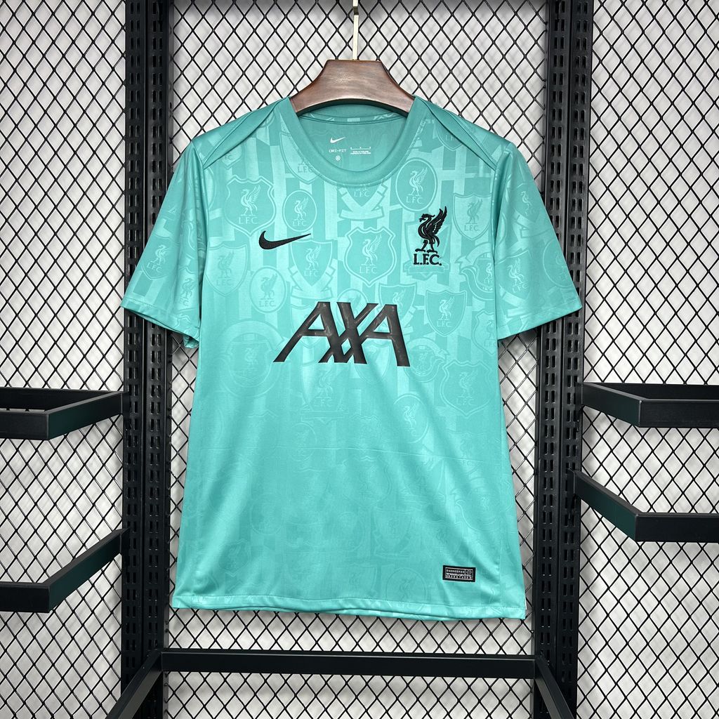 Liver.pool 24-25 Cyan-blue Pre-match Training Jersey - Fans Version - ManixJersey