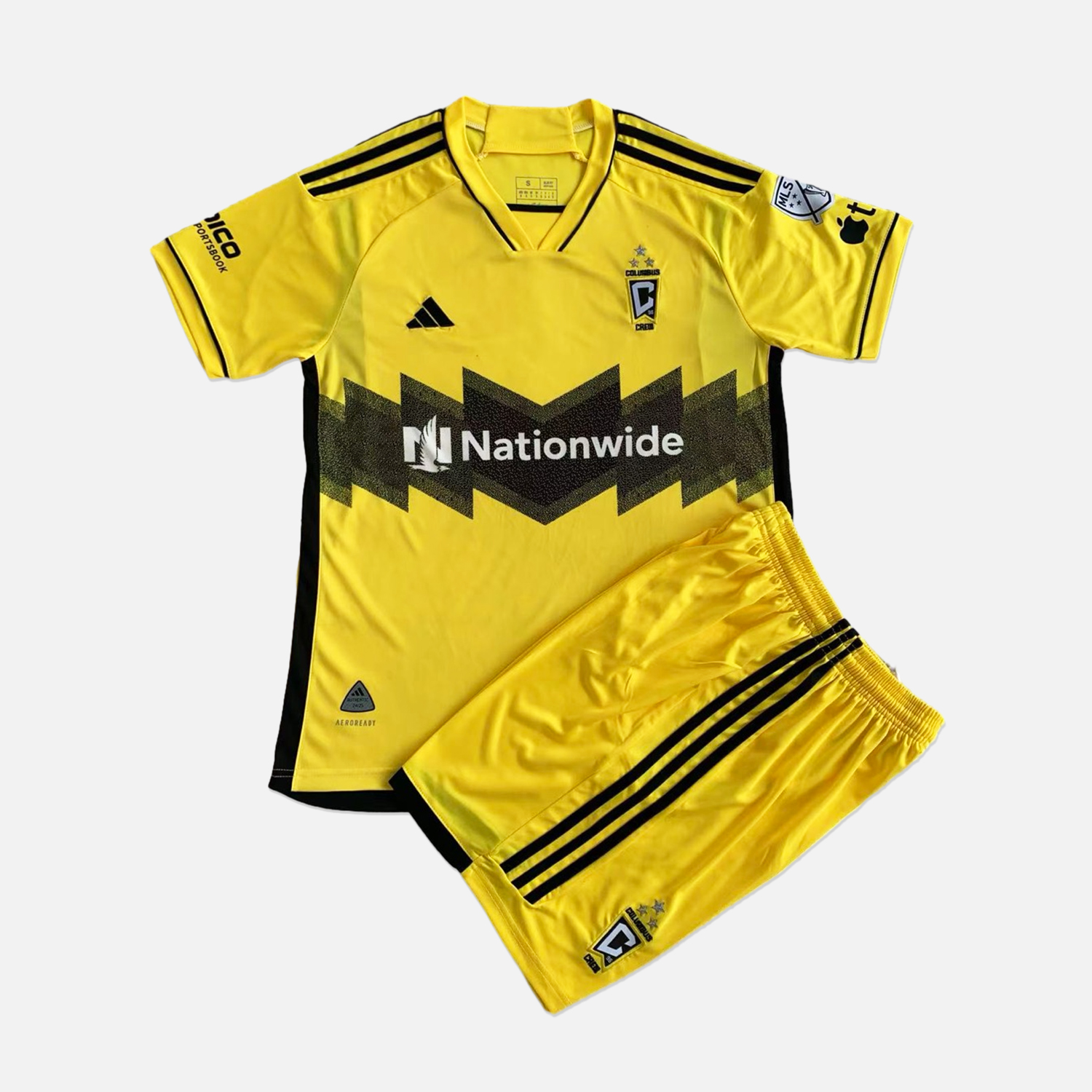 Columbus Crew 2024 Home Stadium Kids Kit - ManixJersey