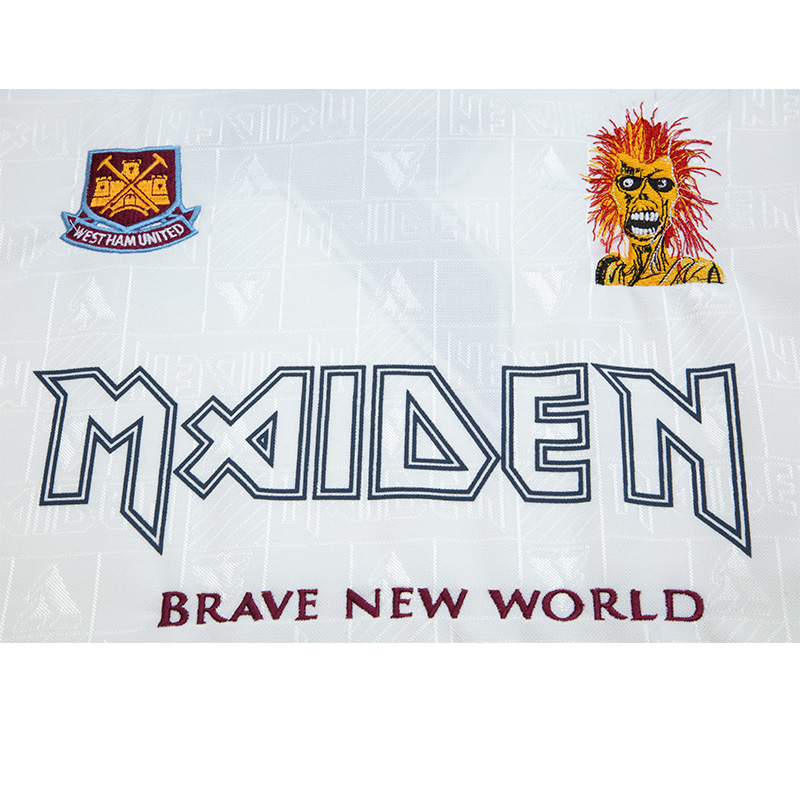 Retro Iron Maiden x West Ham 1999-01 Away Jersey - ManixJersey