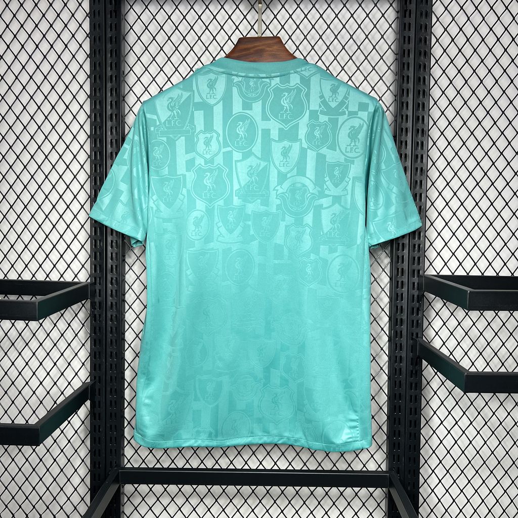 Liver.pool 24-25 Cyan-blue Pre-match Training Jersey - Fans Version - ManixJersey