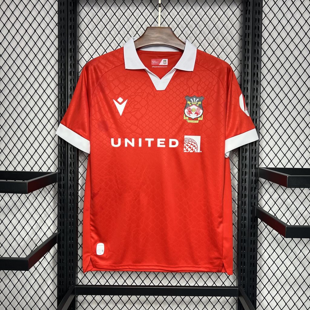Wrexham 24-25 Home Stadium Jersey - Fans Version - ManixJersey