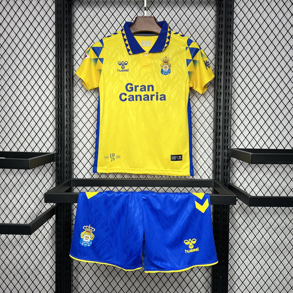 Las Palmas 24-25 Home Stadium Kids Kit - ManixJersey