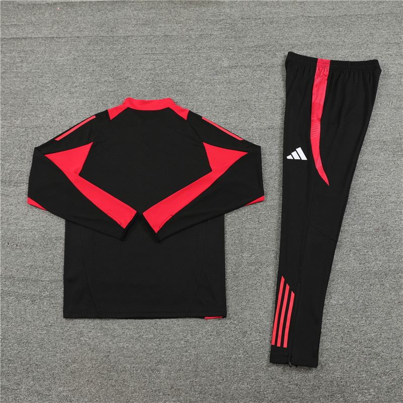 Bayern Munich 24-25 Kids Long Sleeve Training Set - Black - ManixJersey