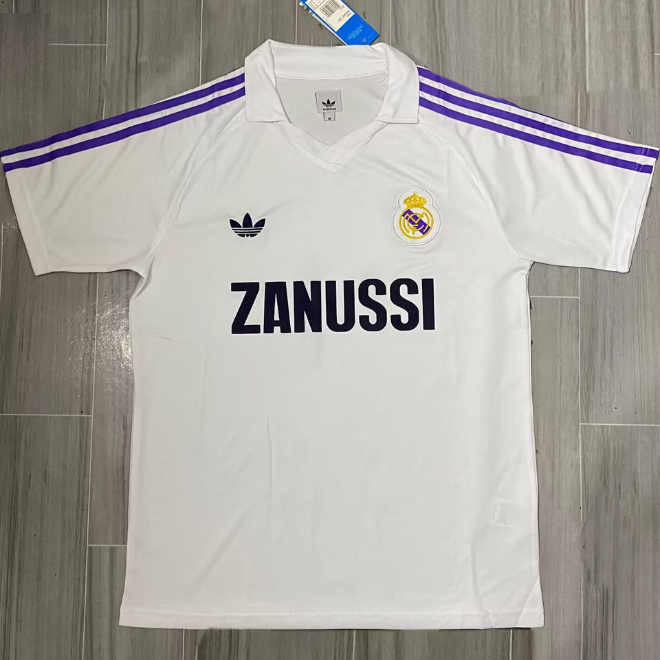Retro Real Madrid 1984-85 Home Stadium Jersey - ManixJersey