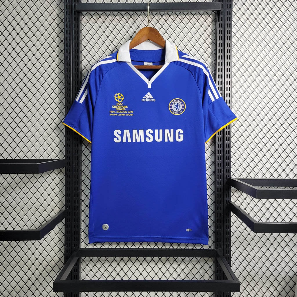 Retro CHELSEA 2007-08 Home Stadium Jersey - Champions League Final - ManixJersey