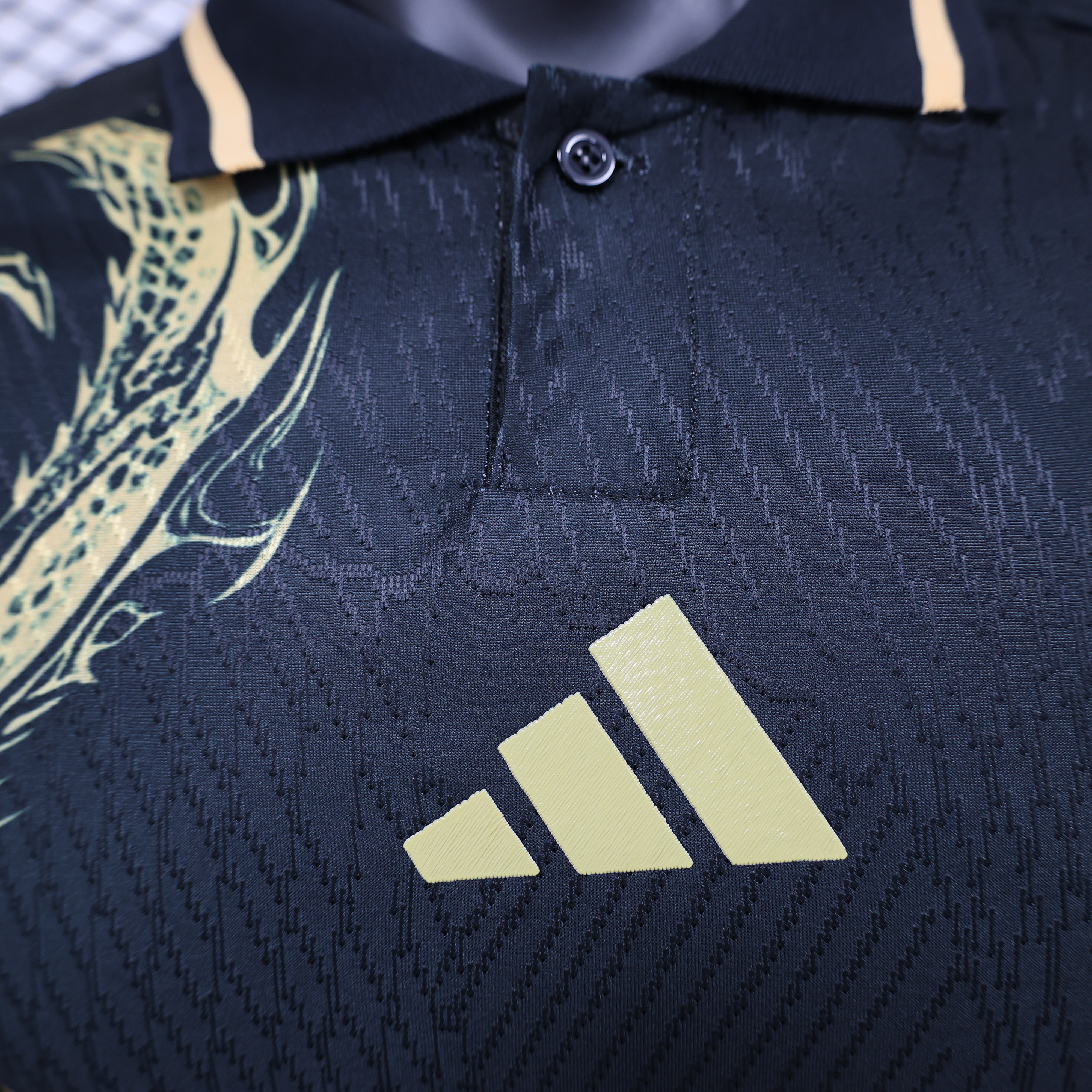 Real Madrid 24-25 Black & Golden Loong Special Edition Jersey - Player Version - ManixJersey