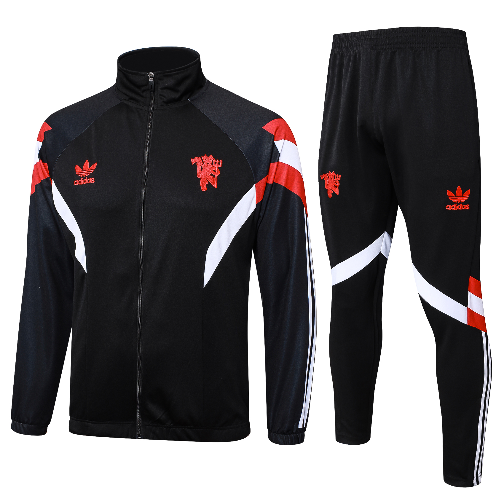 Manchester United 24-25 Originals LFSTLR Jacket Training Tracksuit - Black - ManixJersey