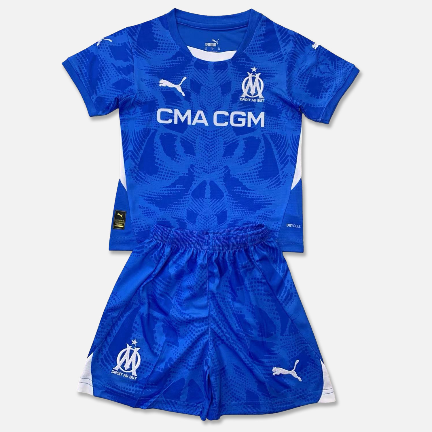 Marseille 24-25 Blue Goalkeeper Kids Kit - ManixJersey