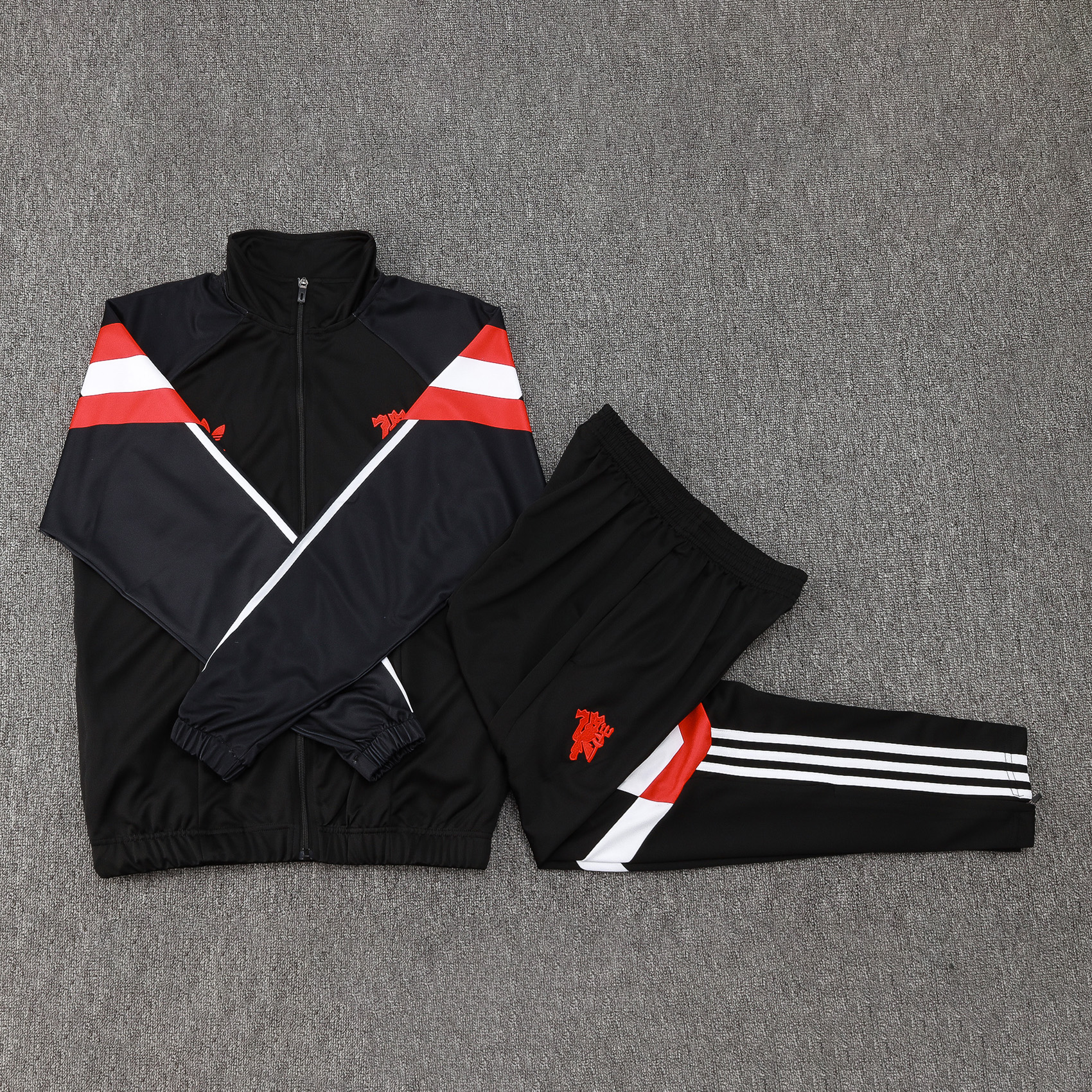 Manchester United 24-25 Originals LFSTLR Jacket Training Tracksuit - Black - ManixJersey