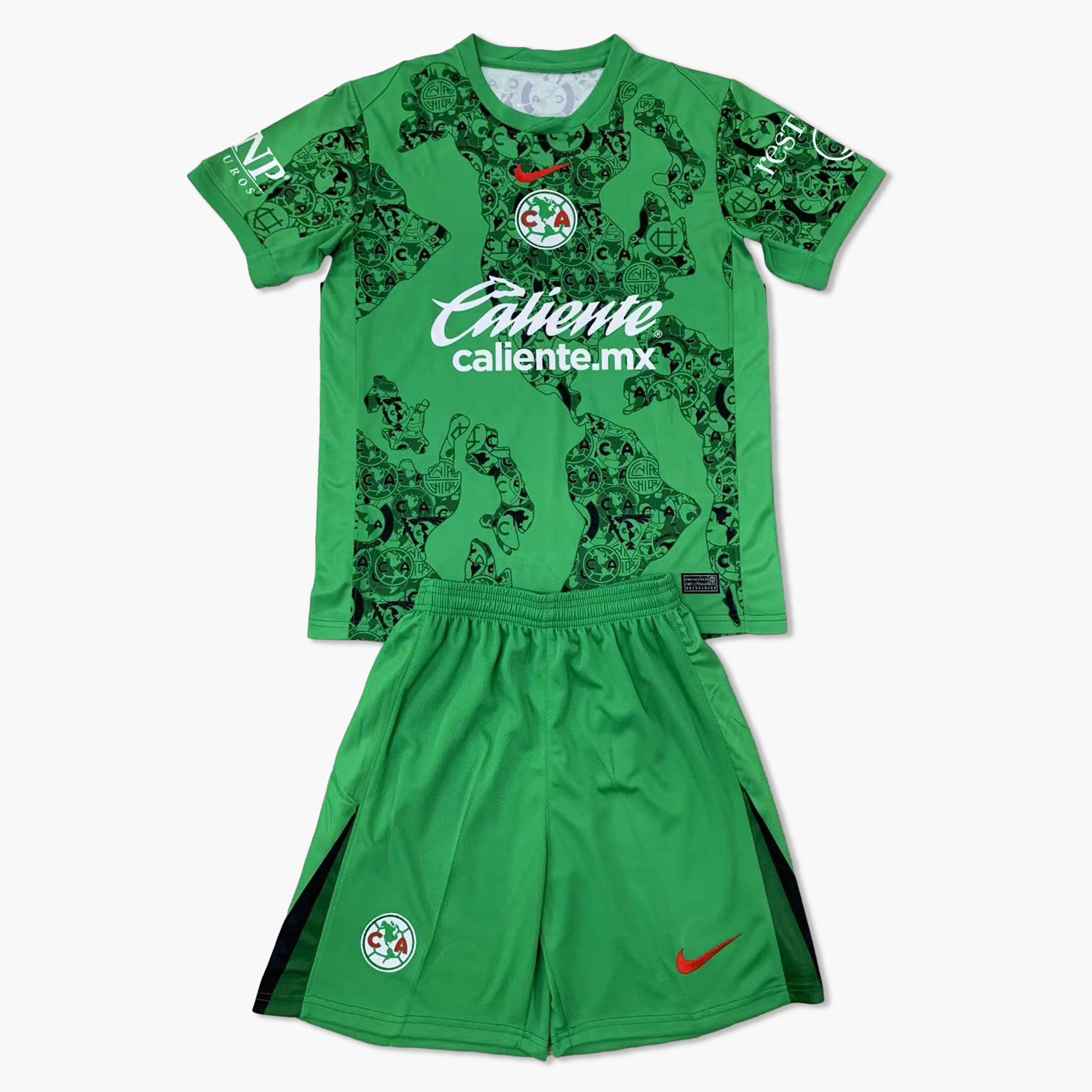 Club América 24-25 Green Goalkeeper Kids Kit - ManixJersey