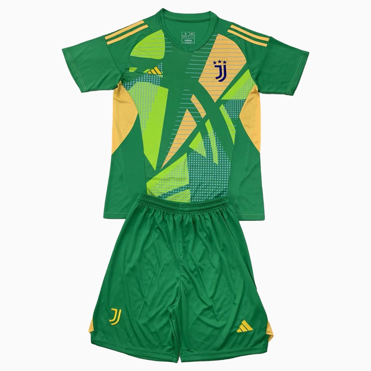Juventus 24-25 Fruit Green Goalkeeper Kids Kit - ManixJersey