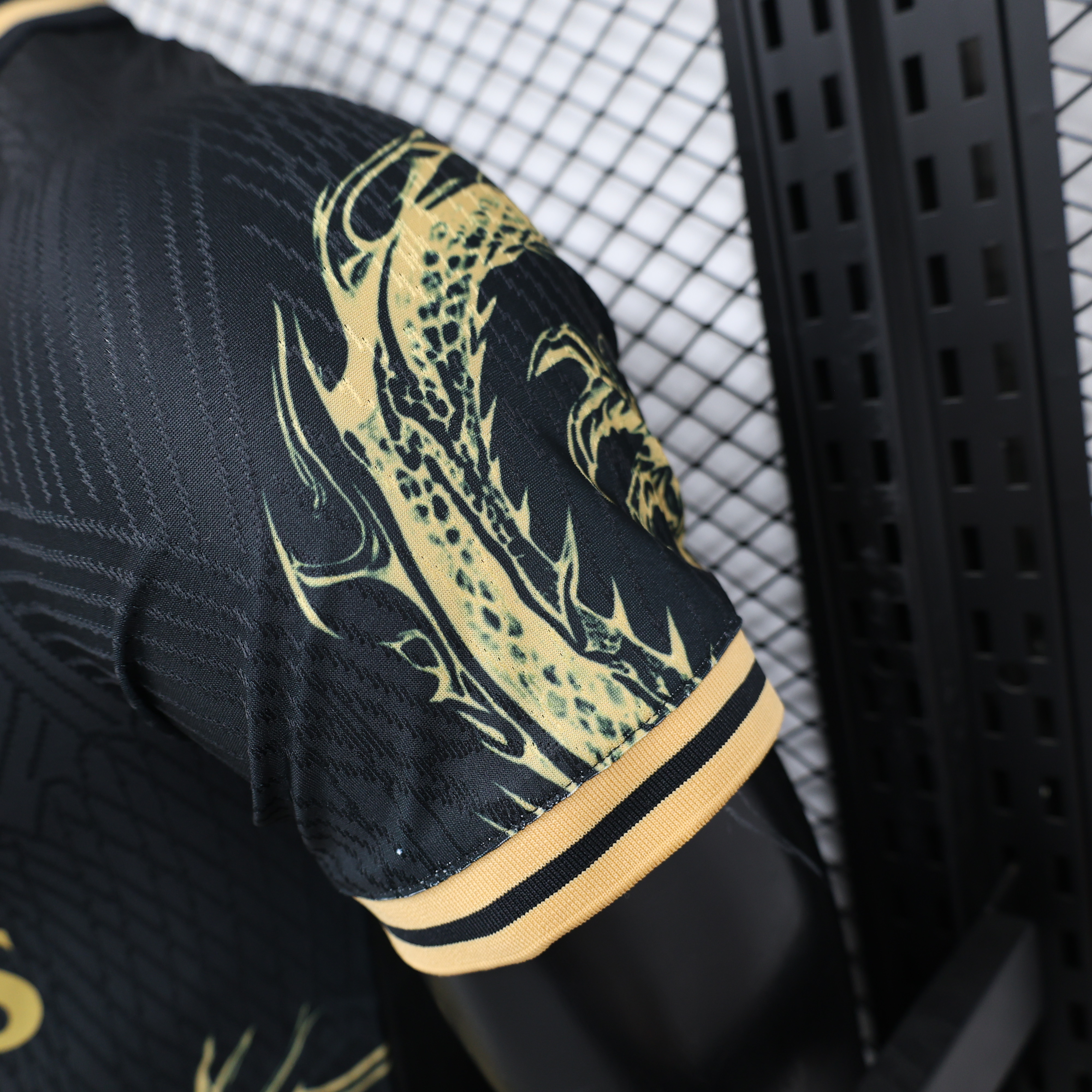 Real Madrid 24-25 Black & Golden Loong Special Edition Jersey - Player Version - ManixJersey