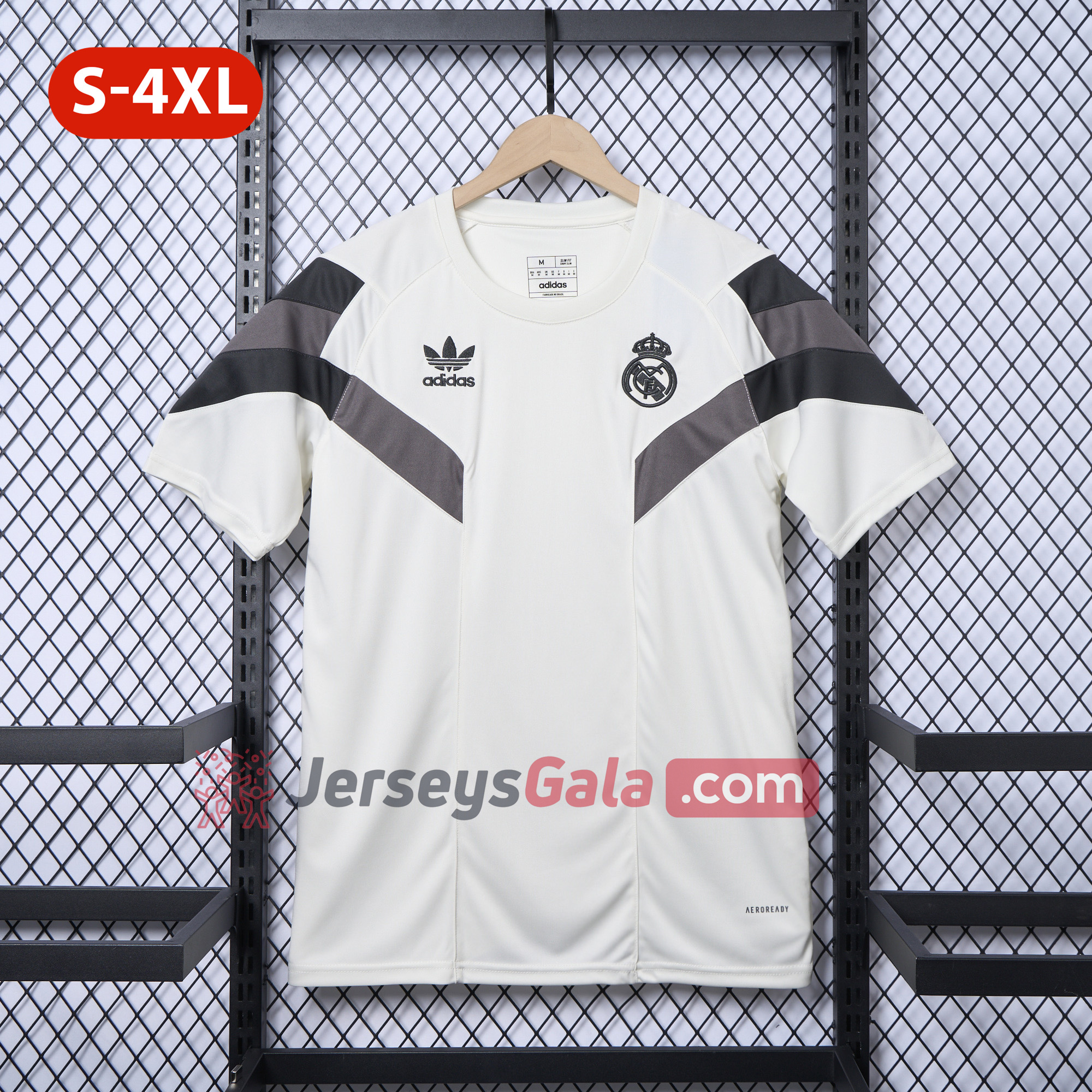Real Madrid 24-25 Throwback Originals T-Shirt - White - ManixJersey