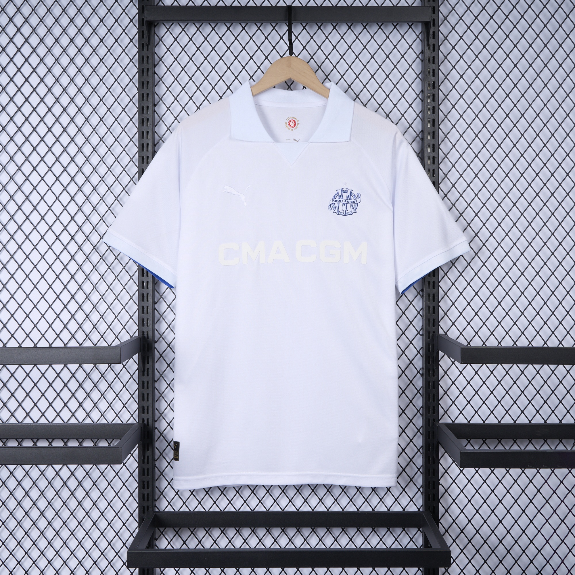 Marseille 24-25 125th Anniversary White Jersey - Fans Version - ManixJersey