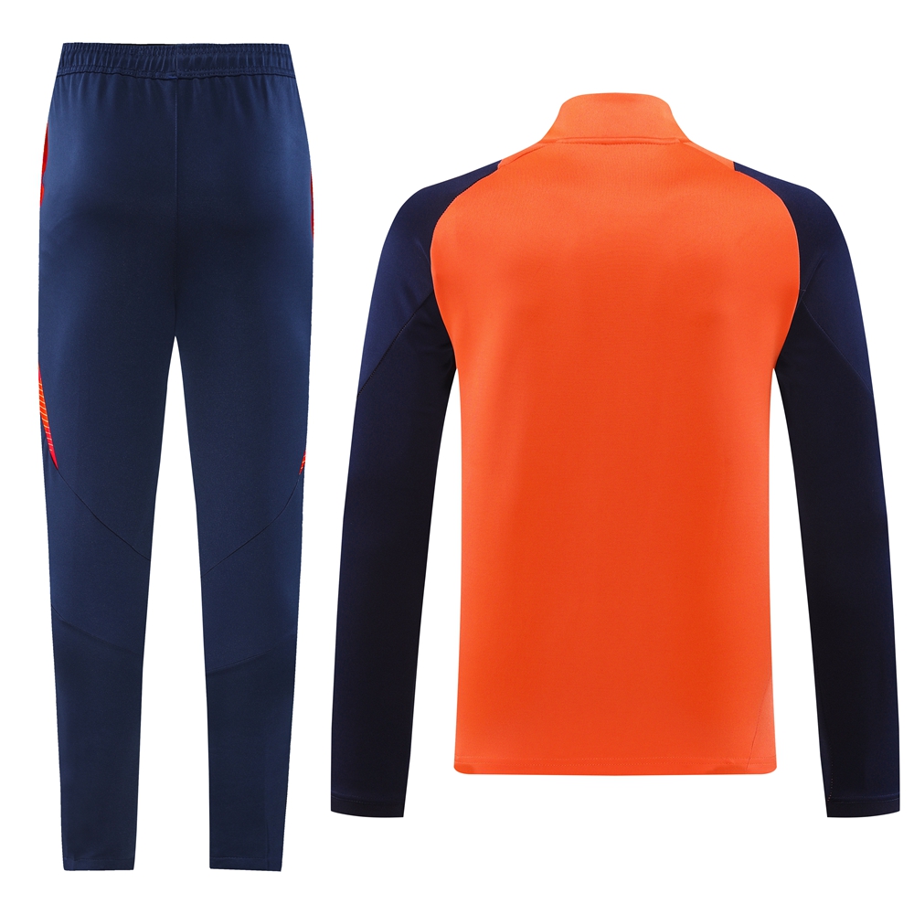 Manchester United 24-25 Jacket Training Tracksuit - Orange - ManixJersey