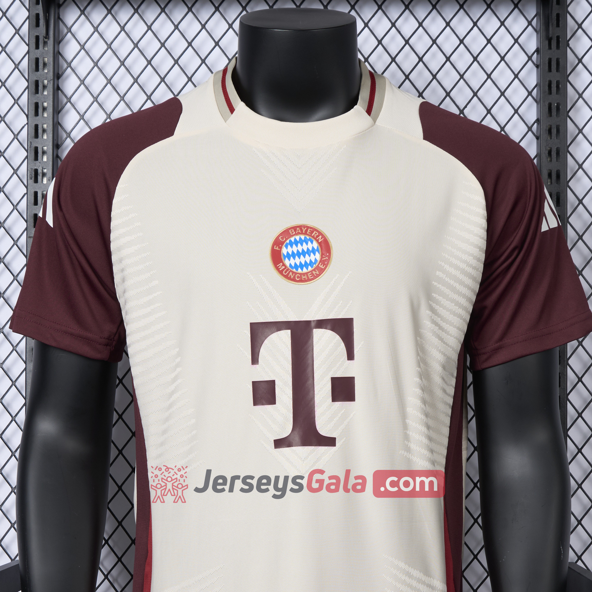 Bayern Munich 24-25 Apricot & Red Training Jersey - Player Version - ManixJersey