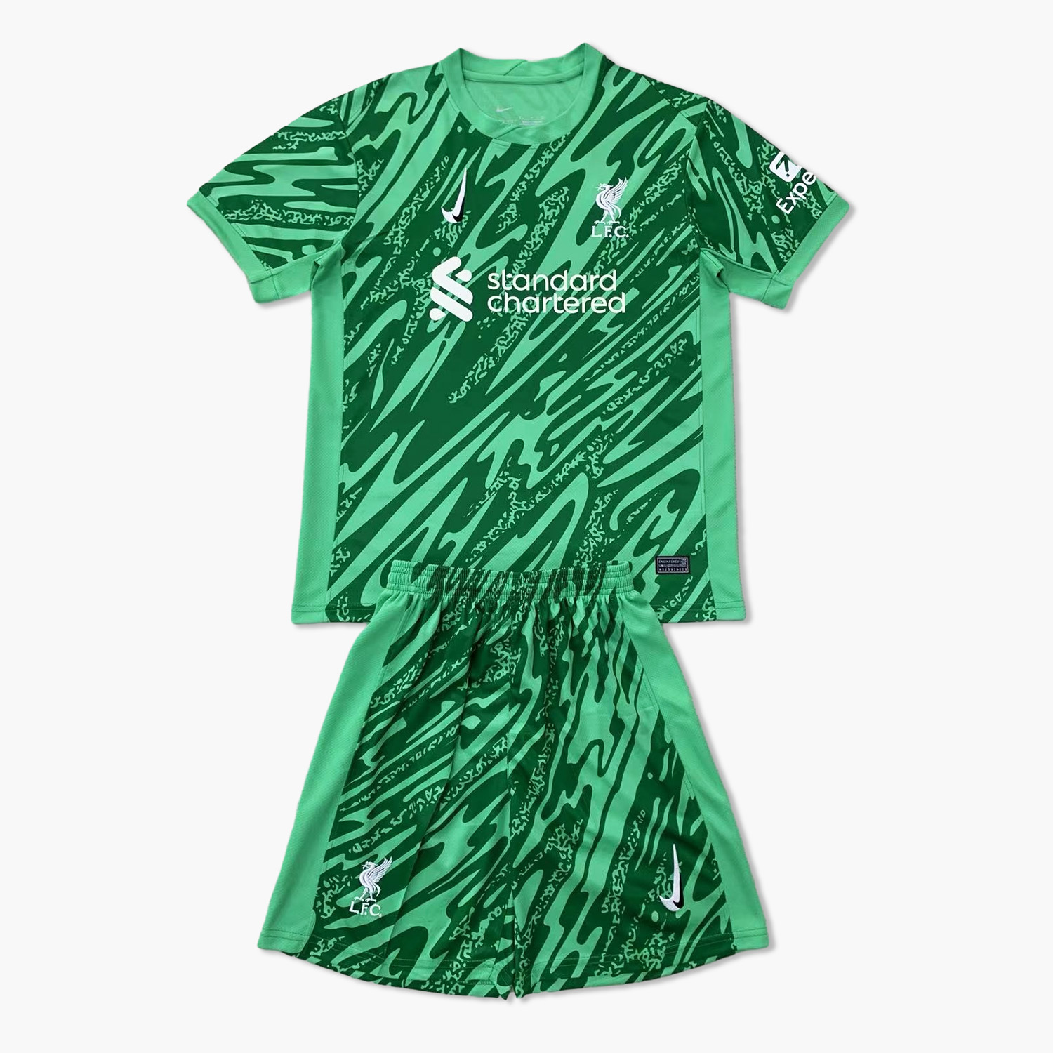 Liver.pool 24-25 Fruit Green Goalkeeper Kids Kit - ManixJersey