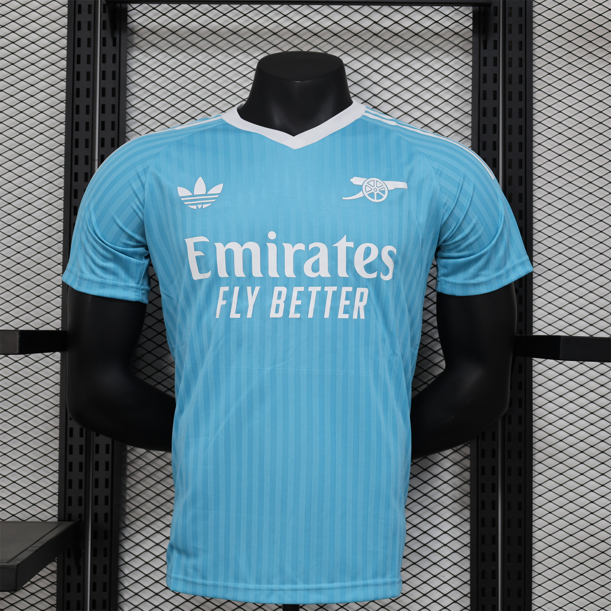 Arsenal 24-25 Sky Blue Trefoil Vintage Jersey - Player Version - ManixJersey