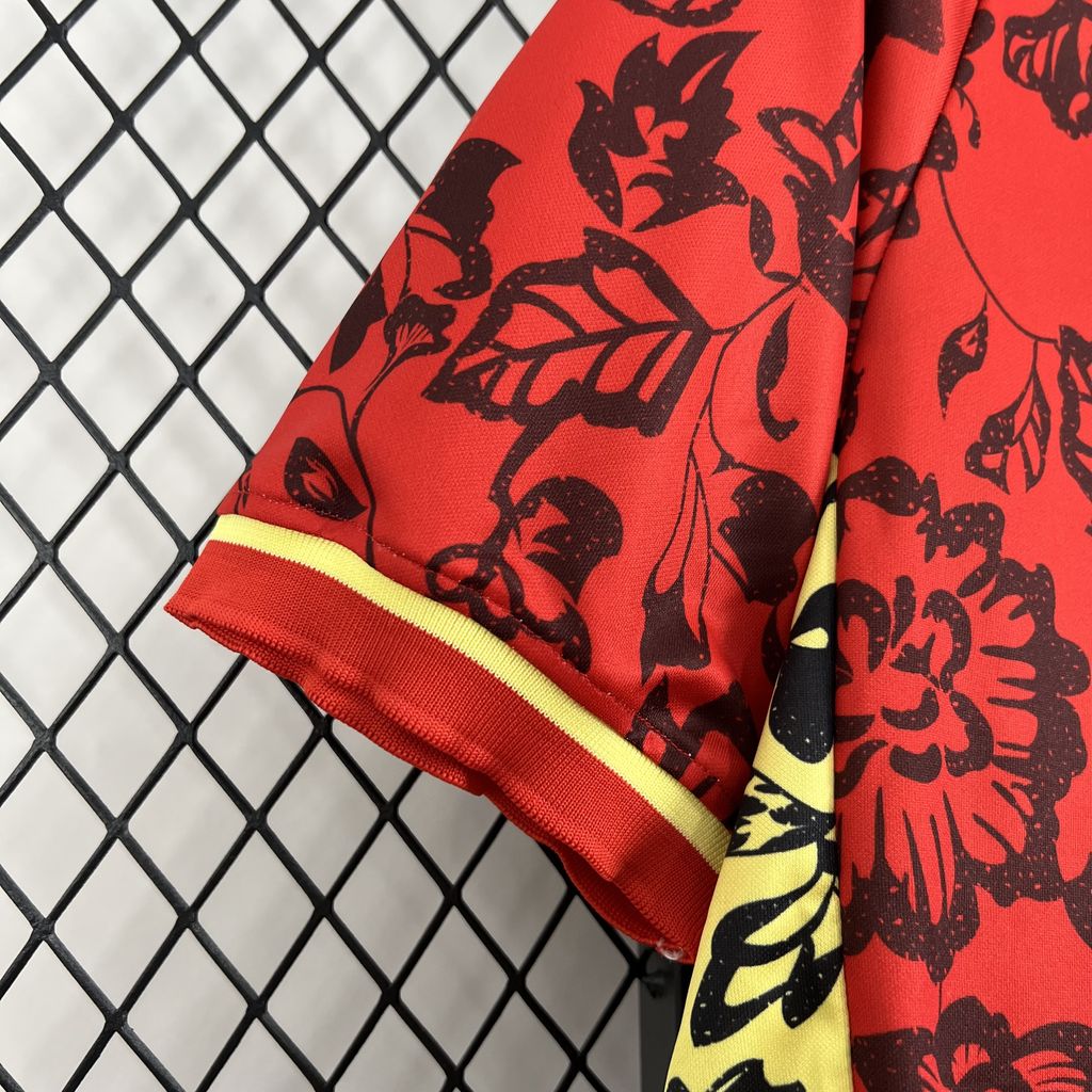 Portugal 2024-25 Red Flower Special Edition Jersey - Fans Version - ManixJersey