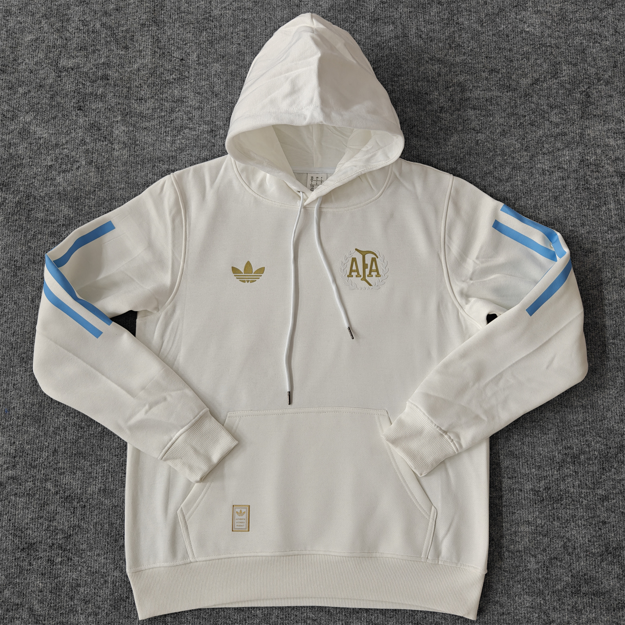 Argentina 24-25 Adi 50 Years Anniversary Hoodie - White - ManixJersey