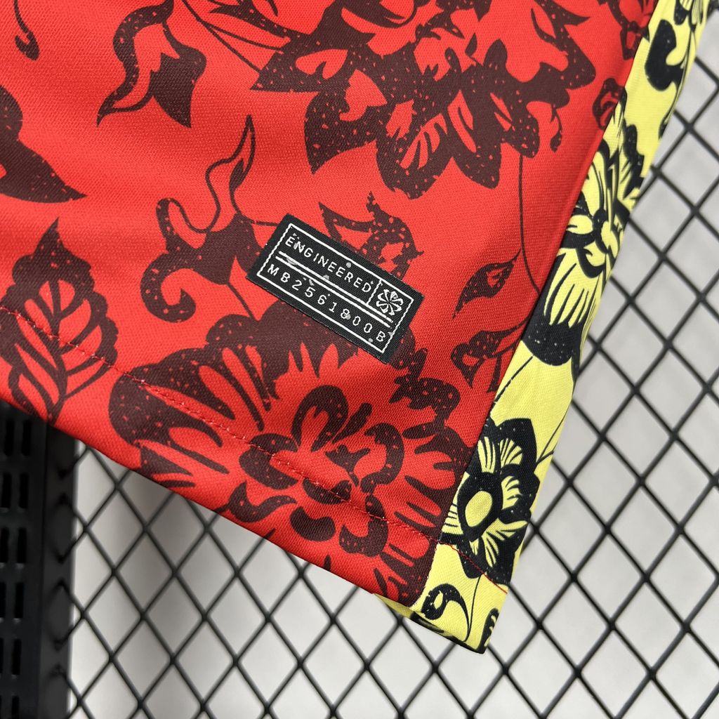 Portugal 2024-25 Red Flower Special Edition Jersey - Fans Version - ManixJersey