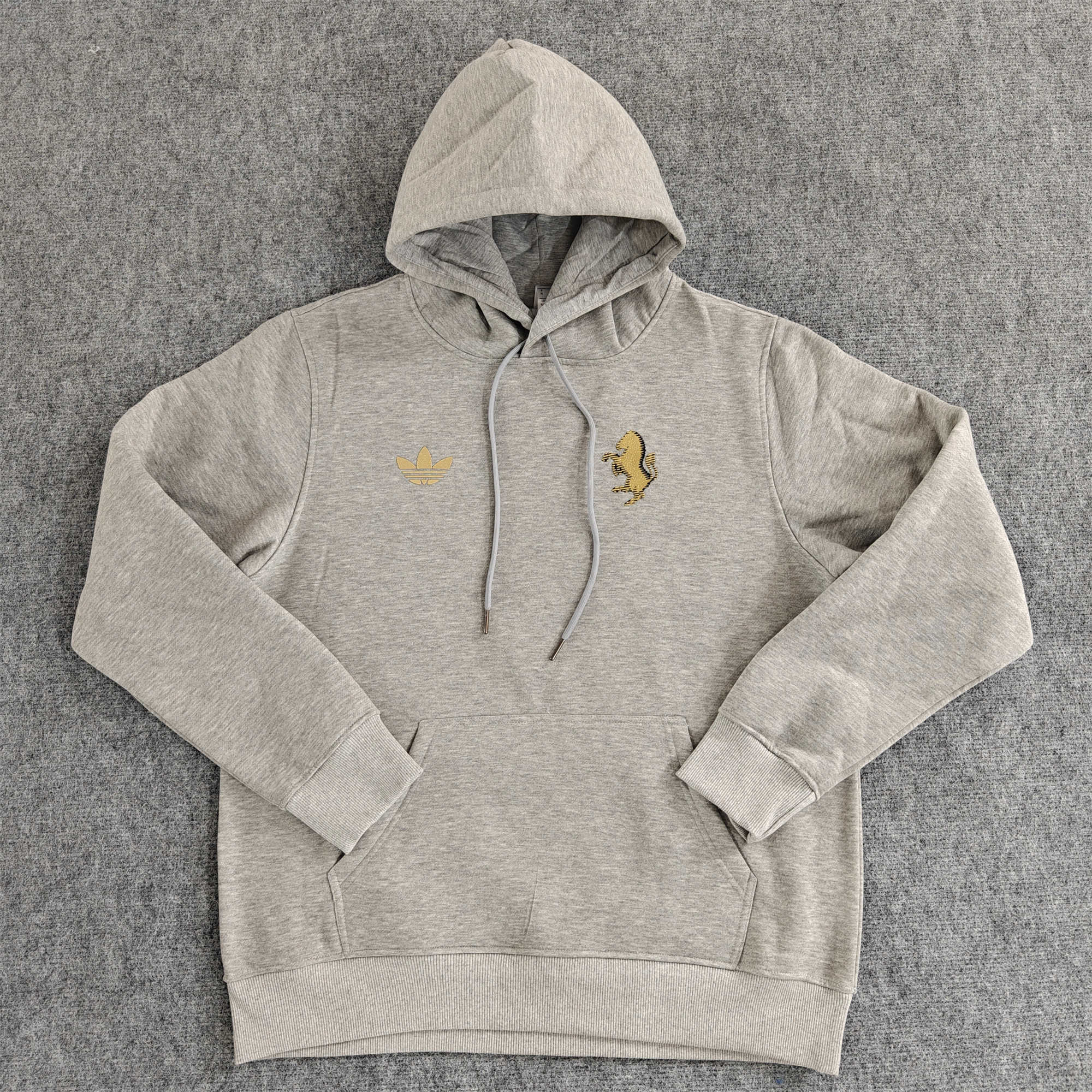 Juventus 24-25 Vintage Style Hoodie - Grey - ManixJersey