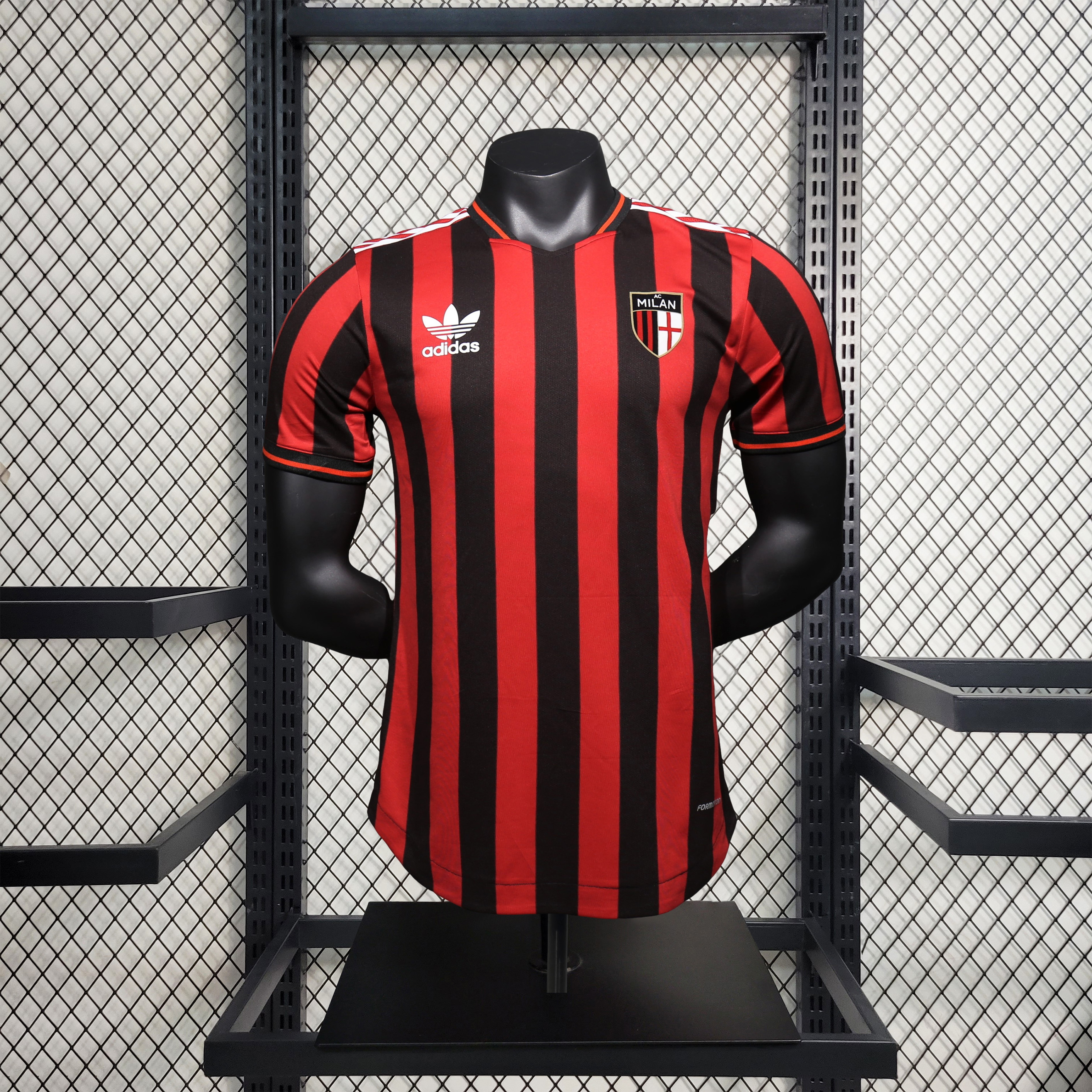 AC Milan 24-25 Trefoil Vintage Unsponsored Special Jersey - ManixJersey