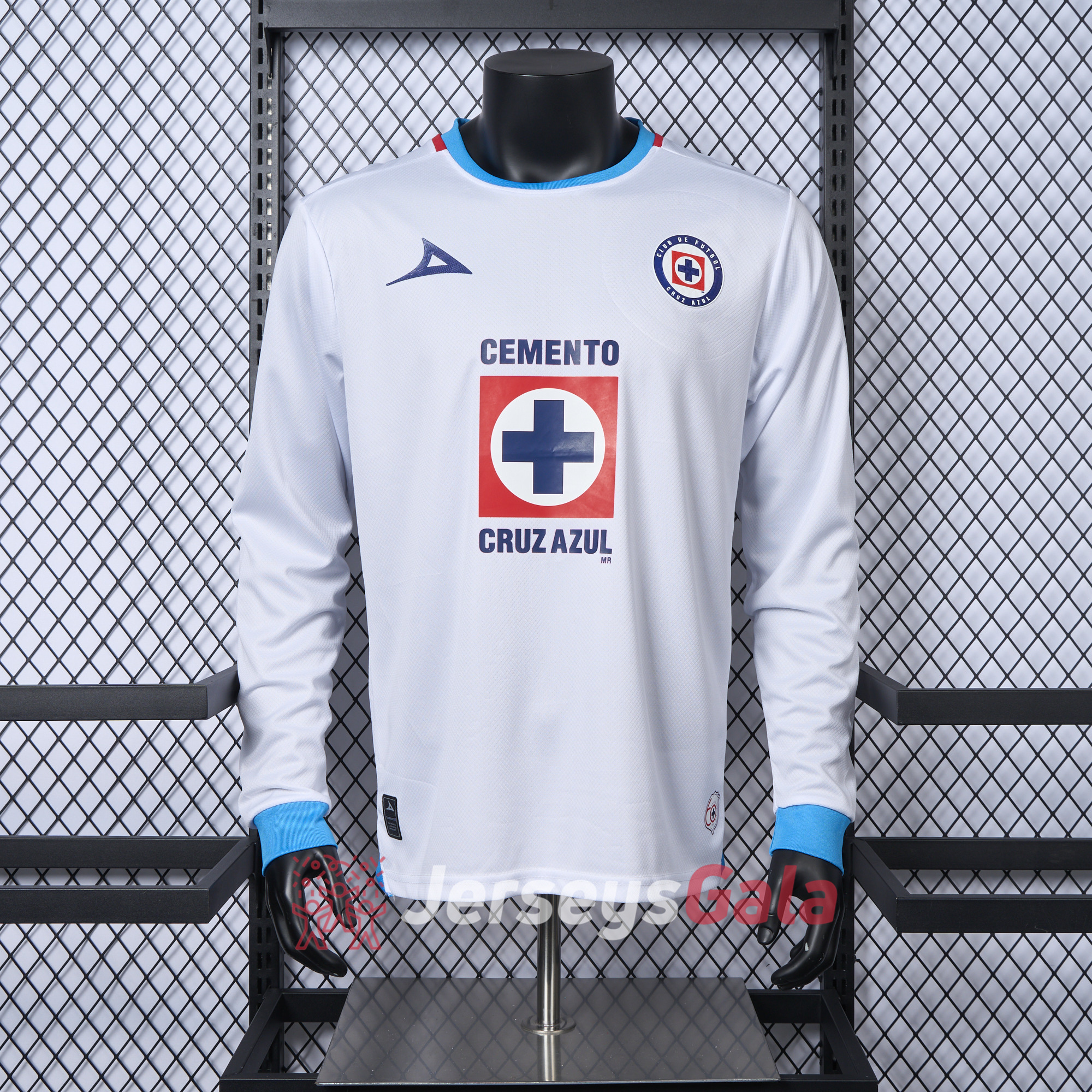 Cruz Azul 24-25 Away Long Sleeve Jersey - Player Version - ManixJersey