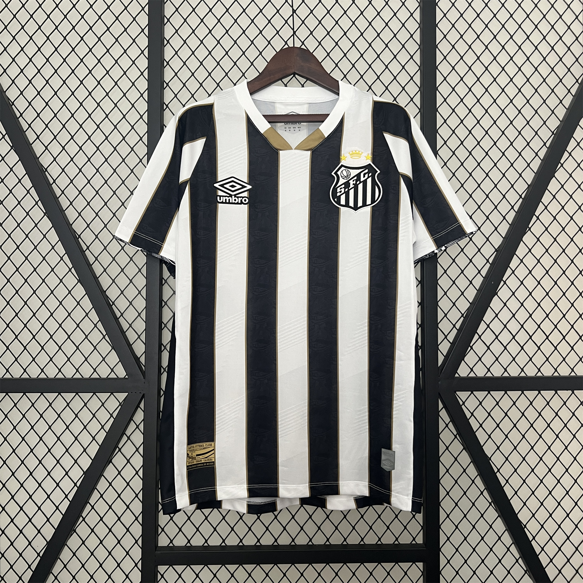 Santos 24-25 Away Unsponsored Jersey - Fans Version - ManixJersey