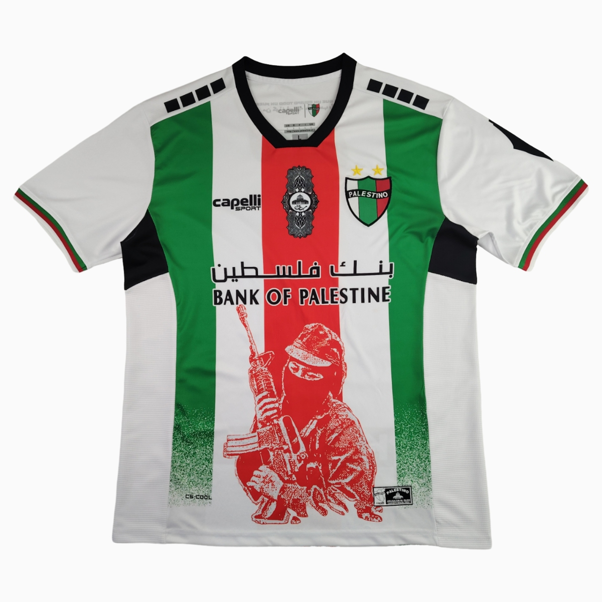 Club Deportivo Palestino 2024 Home Whie Special Jersey - Fans Version - ManixJersey