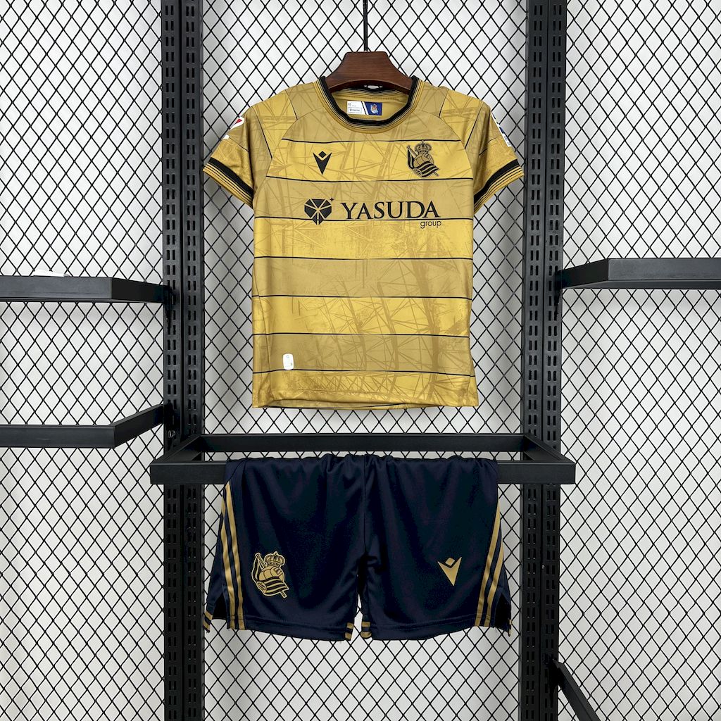 Real Sociedad 24-25 Away Kids Kit - ManixJersey
