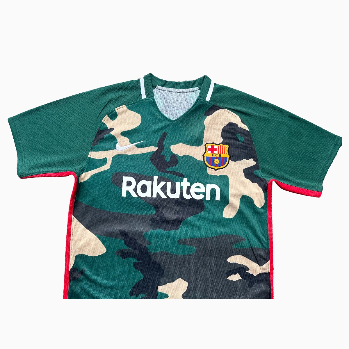 B.A.R.S.A 24-25 Green Camouflage Style Training Jersey - Fans Version - ManixJersey