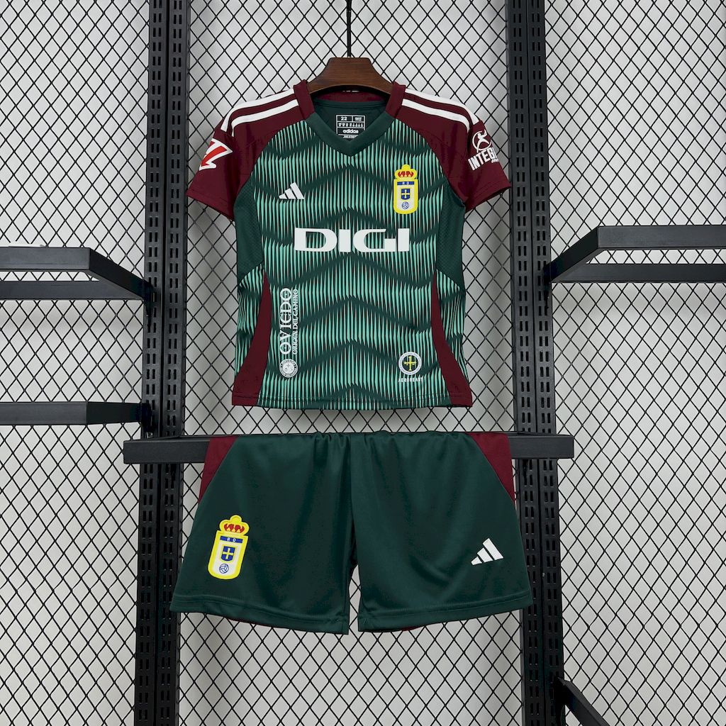 Real Oviedo 24-25 Third Kids Kit - ManixJersey
