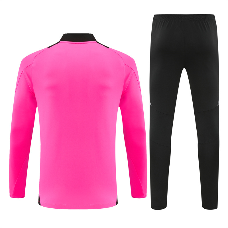 Real Madrid 24-25 Long Sleeve Training Set - Rose Red - ManixJersey