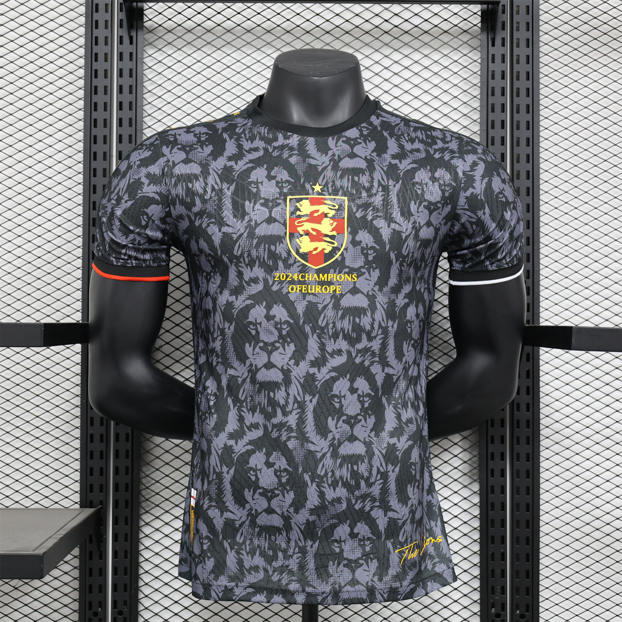 England 2024 Black The Lions Special Edition Jersey - Player Version - ManixJersey