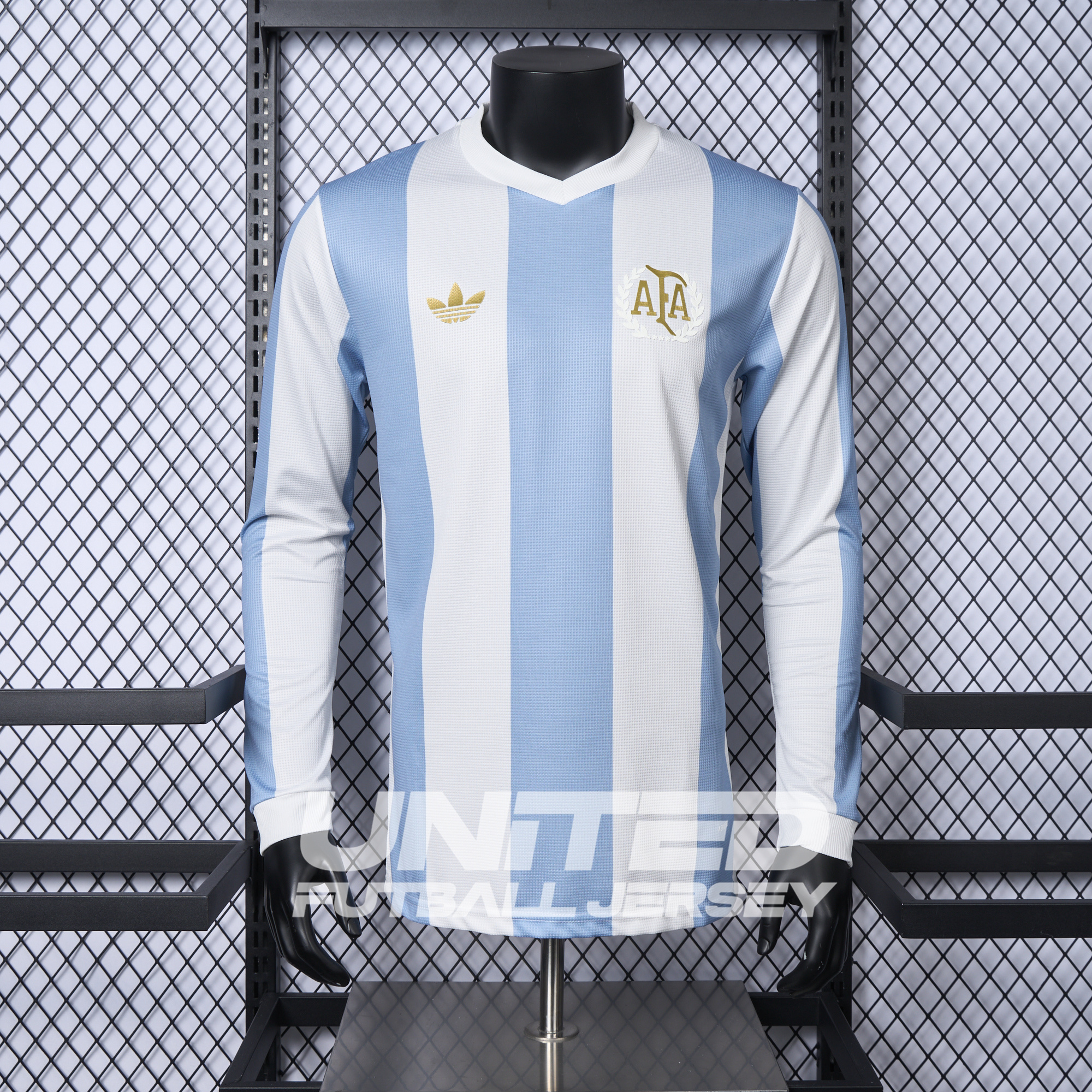 Argentina 24-25 Adi 50 Years Anniversary Long Sleeve Jersey - Player Version - ManixJersey