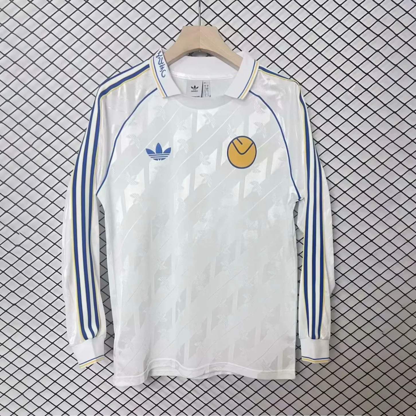 Leeds United 24-25 Spezial Collection White Long Sleeve Polo Shirts - ManixJersey