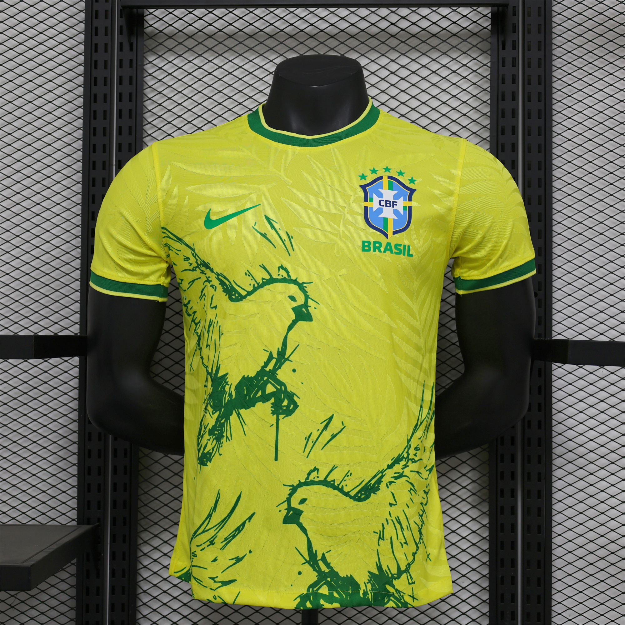 Brazil 2024 Yellow Dove Special Edition Jersey - Player Version - ManixJersey