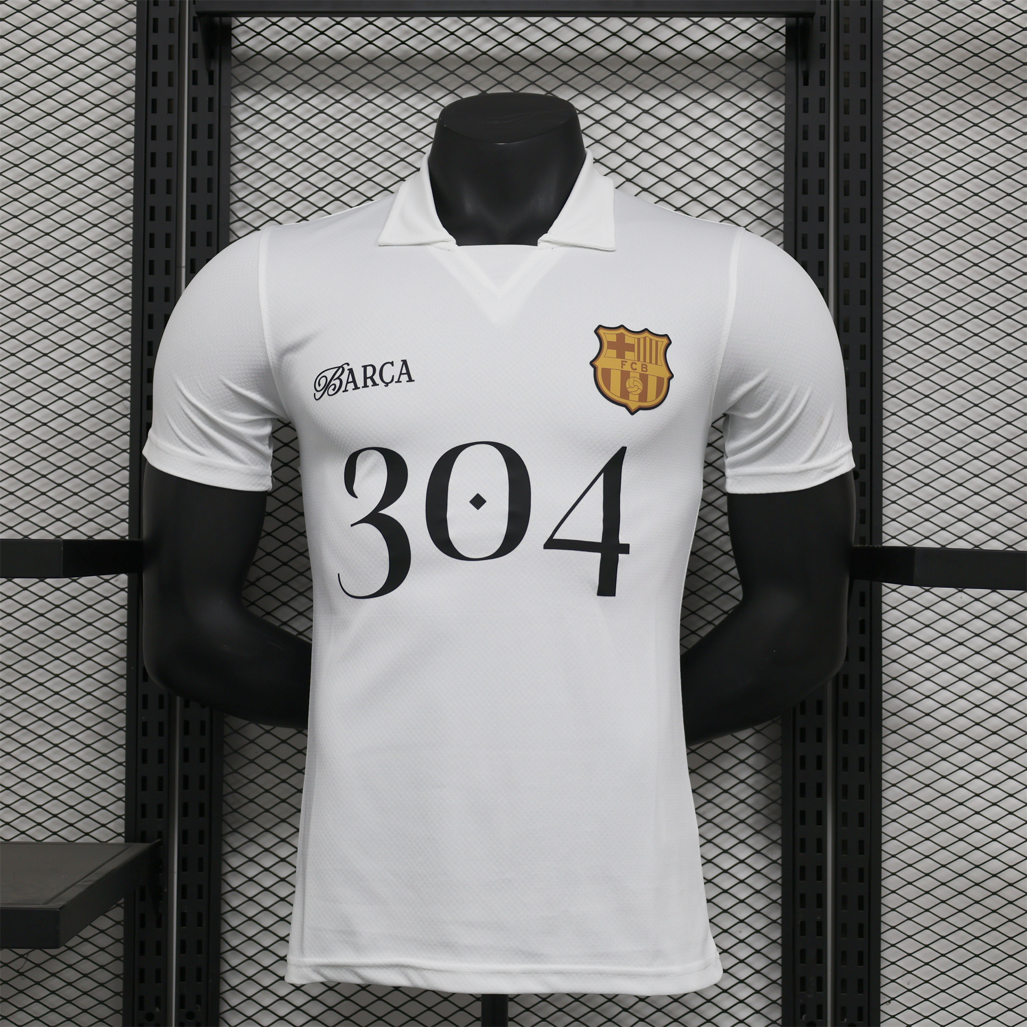 B.A.R.S.A 24-25 Yamal Anniversary White Jersey - Player Version - ManixJersey