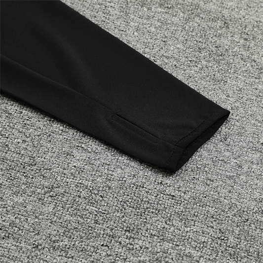 Real Madrid 24-25 Long Sleeve Training Set - Player Version - Black and Purple - ManixJersey