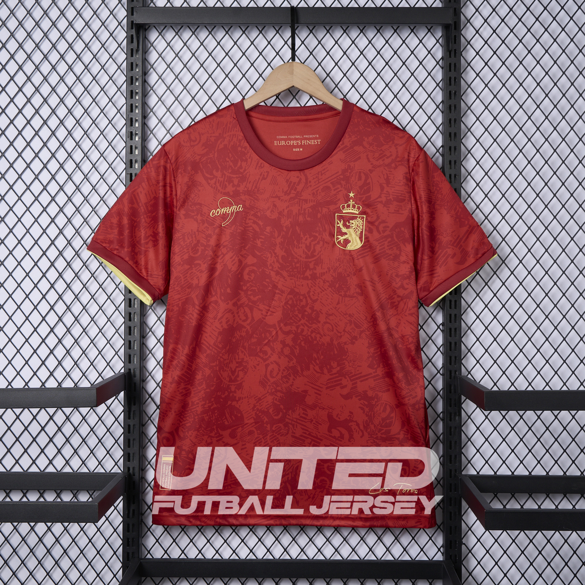Spain 2024-25 COMMA Red Special Edition Jersey - Fans Version - ManixJersey