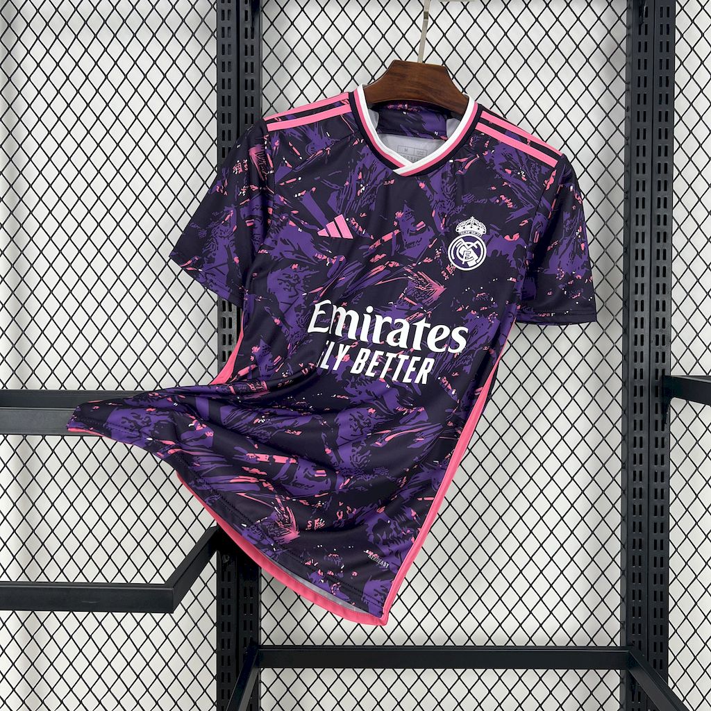 Real Madrid 24-25 Pink & Purple & Black Special Edition Jersey - ManixJersey