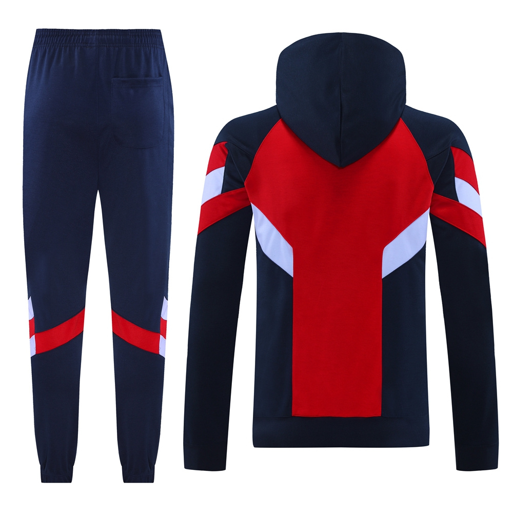 Arsenal 24-25 Originals LFSTLR Training Hoodie Set - Red Hoodie and Deep Blue Pants - ManixJersey