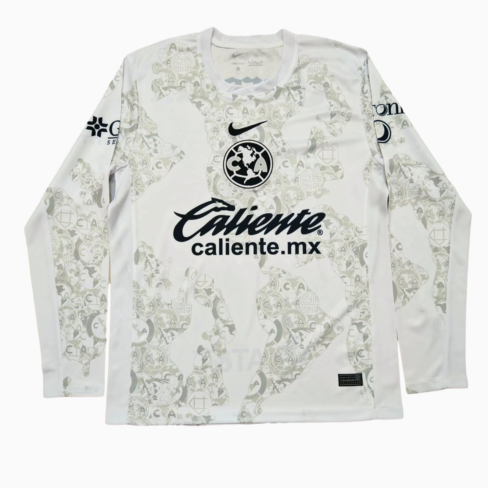 Club América 24-25 White Goalkeeper Long Sleeves Jersey - Fans Version - ManixJersey