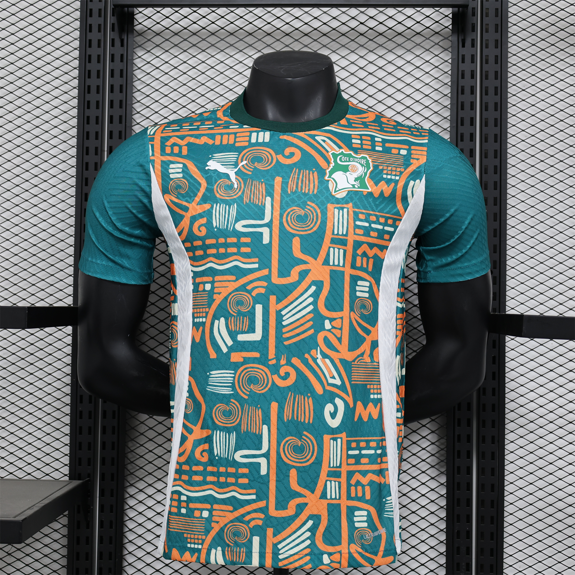 Ivory Coast 2024 Pre-Match Training Jersey - Player Version - ManixJersey
